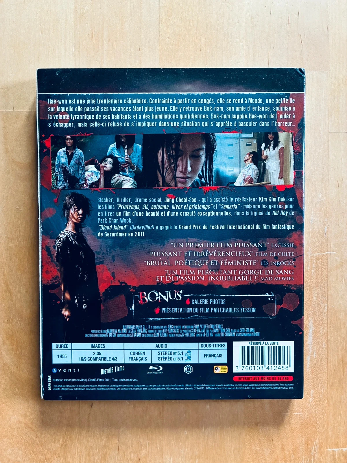 Blu-ray Ilha do Sangue. – photo 2
